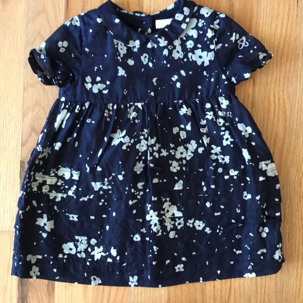 Burberry Children cotton/silk dress 12 months